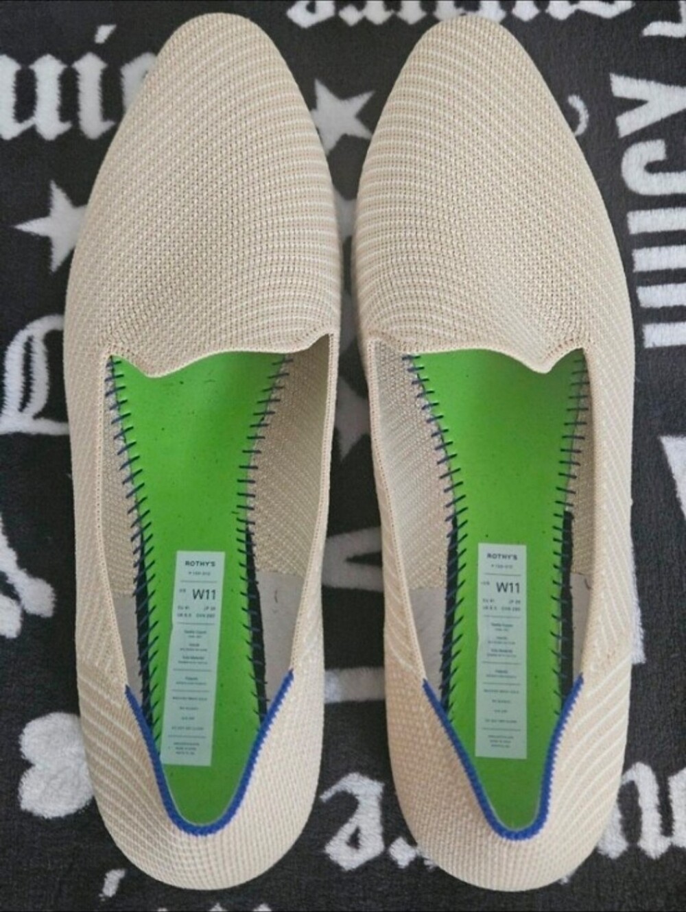 ROTHY'S THE ALMOND LOAFER CHAI WHITE 11